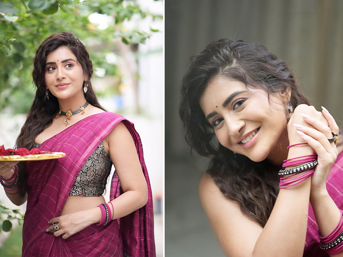 Rashi Singh Looks Graceful in a Traditional Saree Photos1