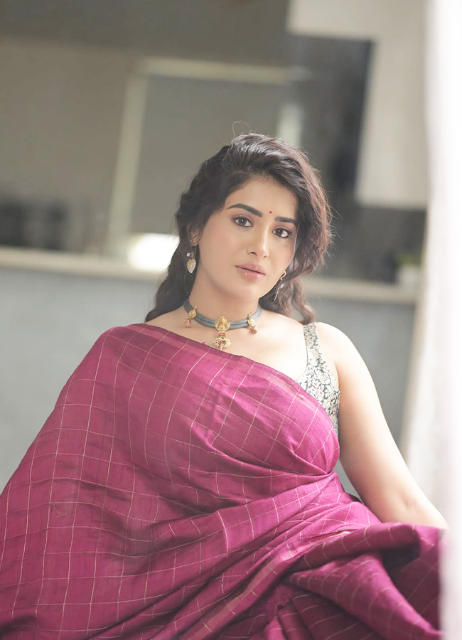 Rashi Singh Looks Graceful in a Traditional Saree Photos10