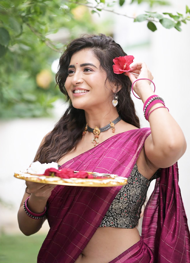 Rashi Singh Looks Graceful in a Traditional Saree Photos12