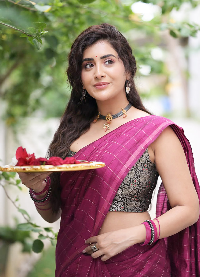 Rashi Singh Looks Graceful in a Traditional Saree Photos7