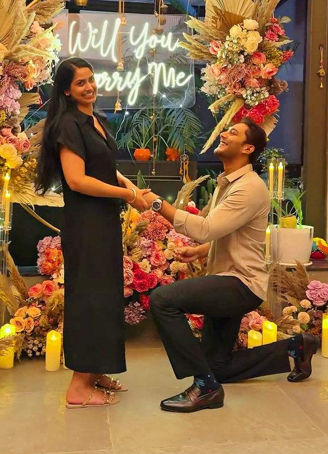 Tollywood Actor Prince Cecil Proposed to His Girlfriend viral photos5