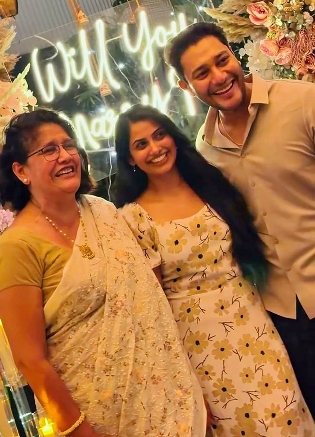 Tollywood Actor Prince Cecil Proposed to His Girlfriend viral photos7