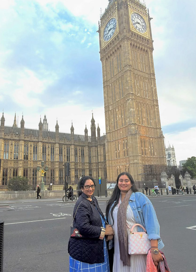 Prabhas Aunt and Sister London Trip Photos11