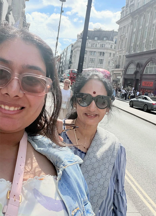 Prabhas Aunt and Sister London Trip Photos13