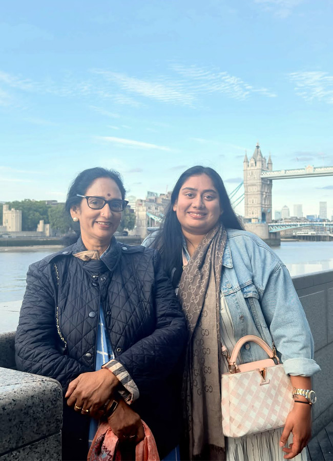 Prabhas Aunt and Sister London Trip Photos14