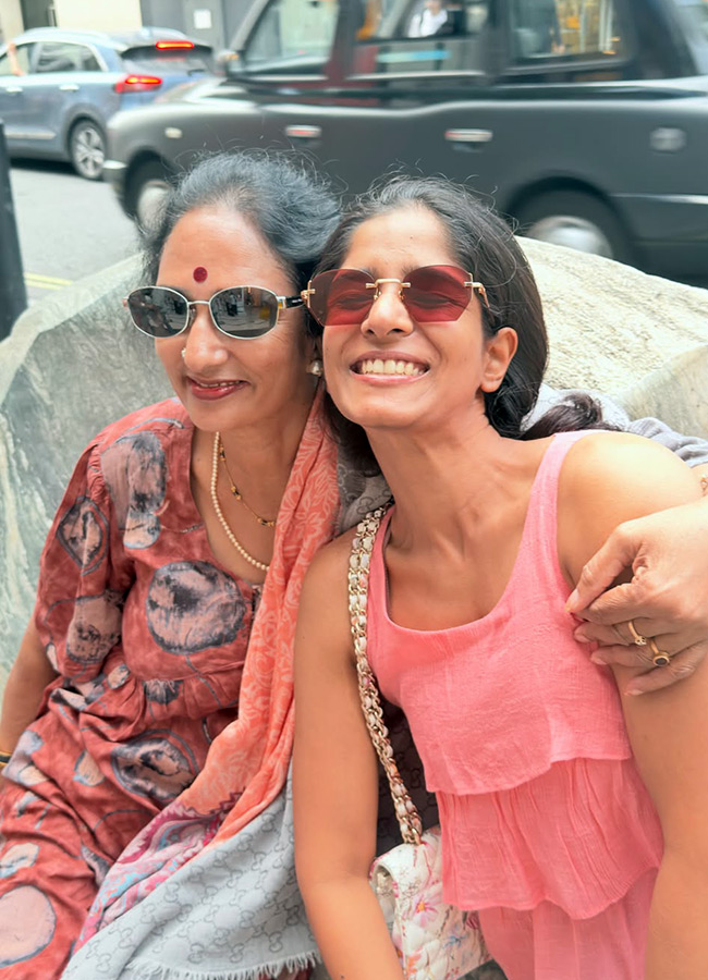 Prabhas Aunt and Sister London Trip Photos4
