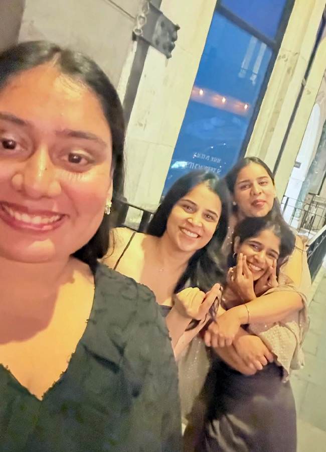 Prabhas Aunt and Sister London Trip Photos7