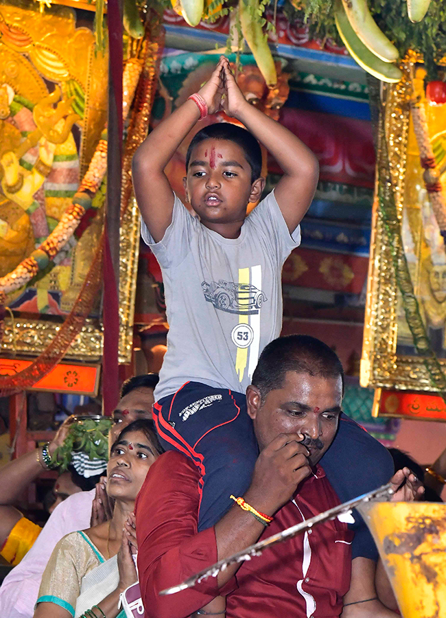 Shakambari Utsavam at the Kanaka Durga Temple atop Indrakeeladri in Vijayawada8