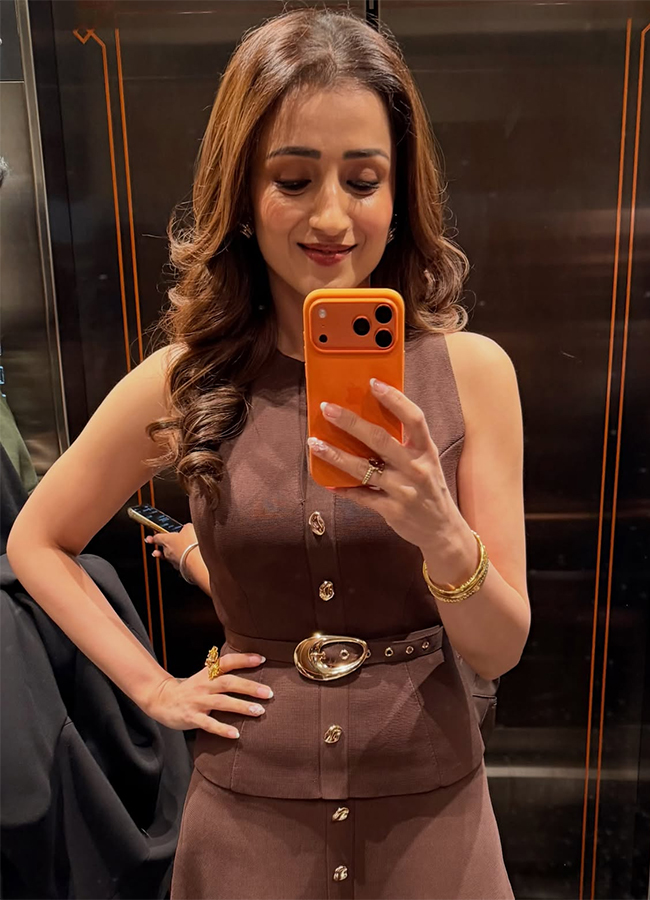 South Indian Actress Trisha Krishnan Latest Photos Viral11