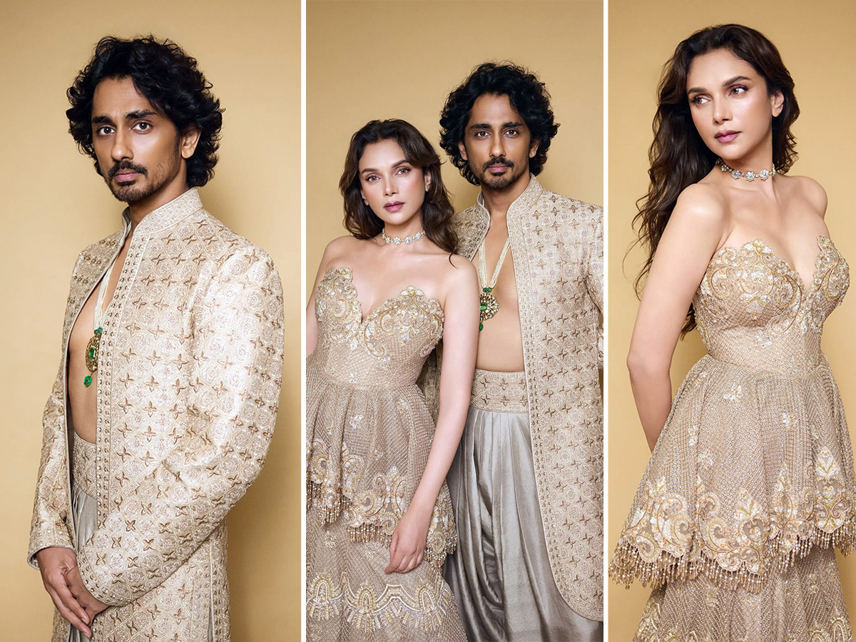 Adorable Celebrity Couple in Matching Outfits Photos1