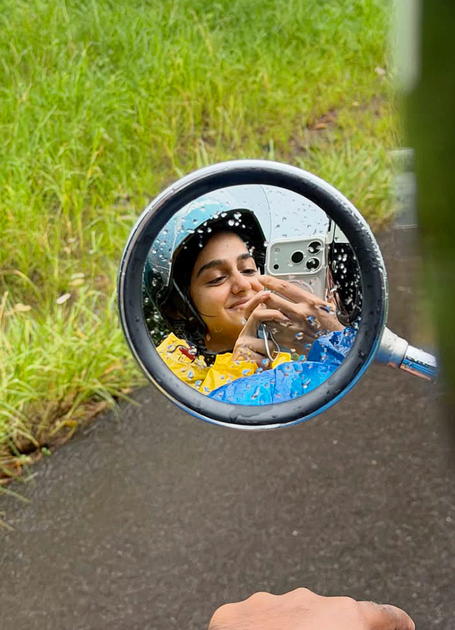Actress Anaswara Rajan Enjoys the Rain Like a Little Child: Photos3
