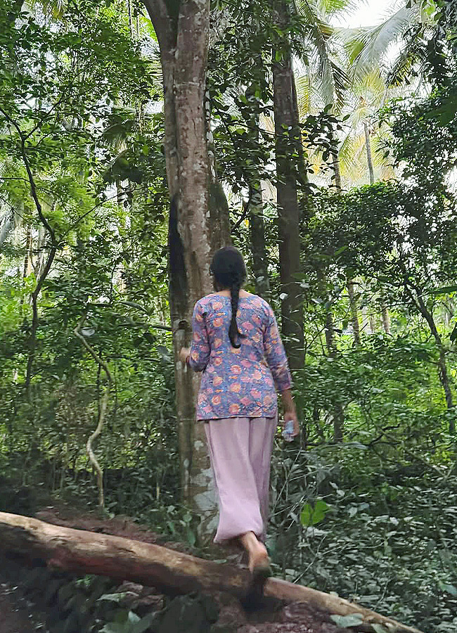Actress Anaswara Rajan Enjoys the Rain Like a Little Child: Photos5