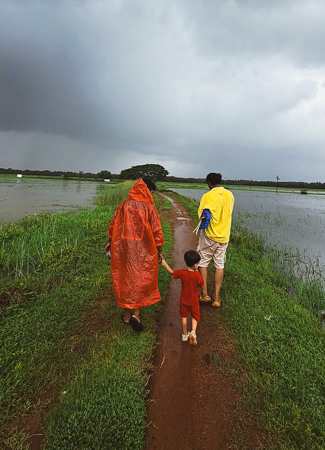 Actress Anaswara Rajan Enjoys the Rain Like a Little Child: Photos7