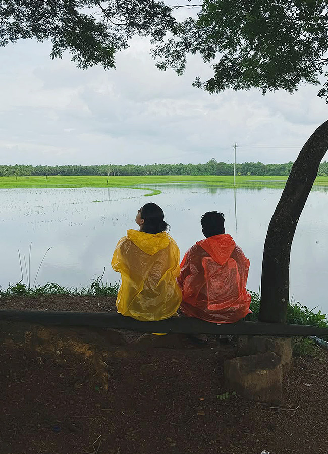 Actress Anaswara Rajan Enjoys the Rain Like a Little Child: Photos8