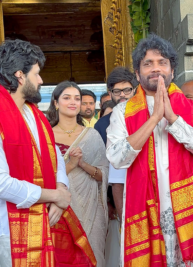 Nagarjuna Family Visits Tirumala And Performs Srivari Seva : Photos3