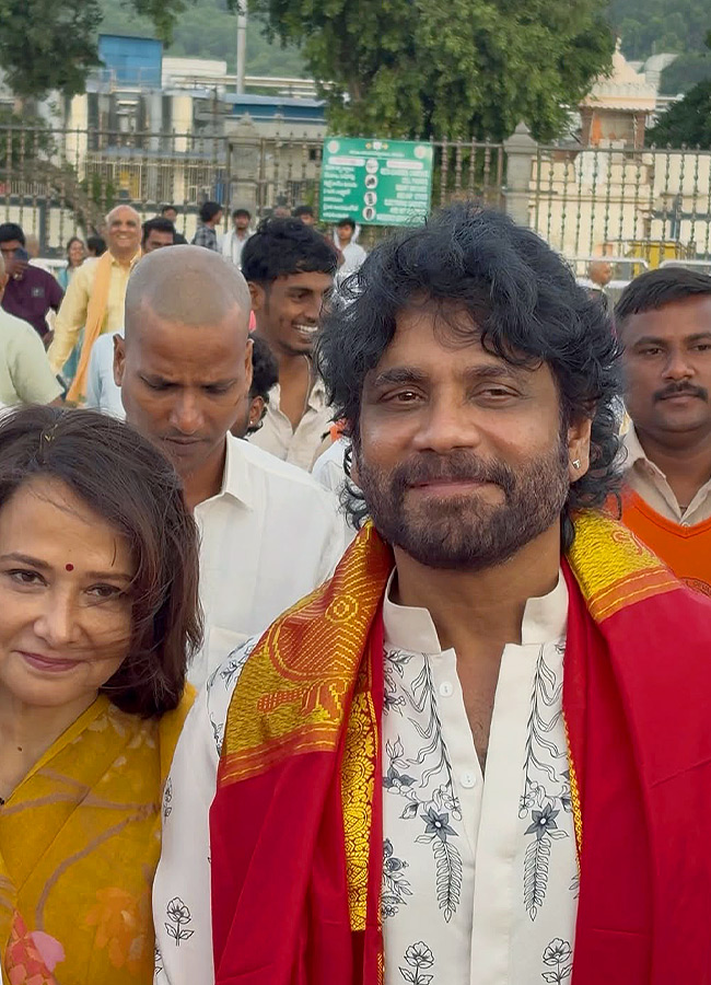Nagarjuna Family Visits Tirumala And Performs Srivari Seva : Photos6