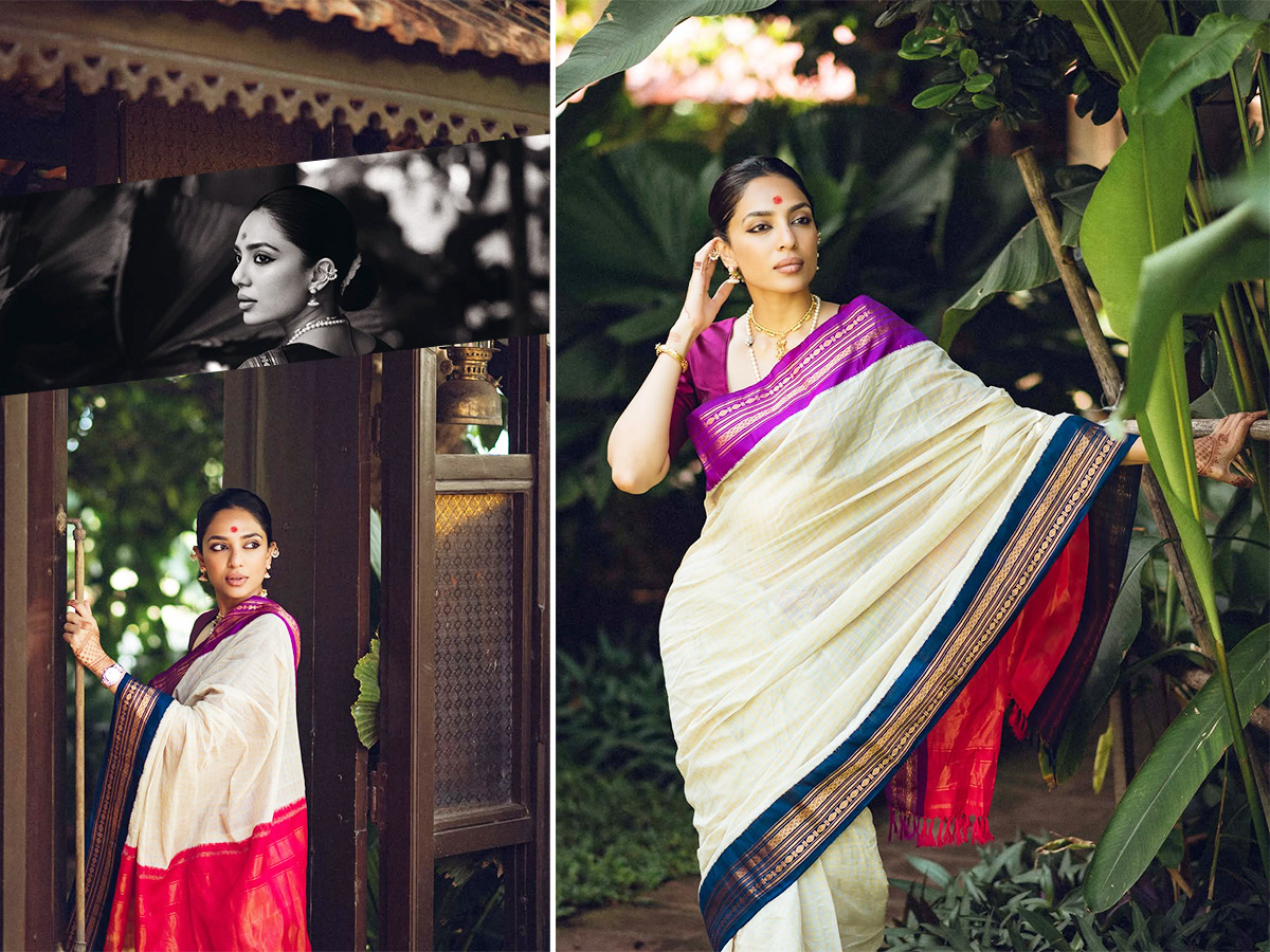 Akkineni Daughter-in-Law Sobhita Dazzles in a Gadwal Saree Photos1
