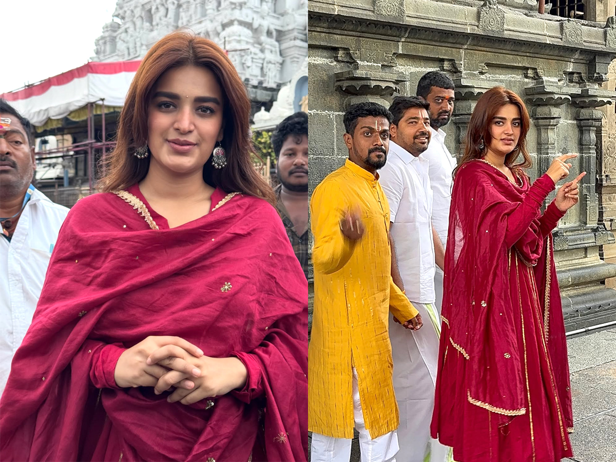 Actress Nidhhi Agerwal in Tirumala HD Photos1