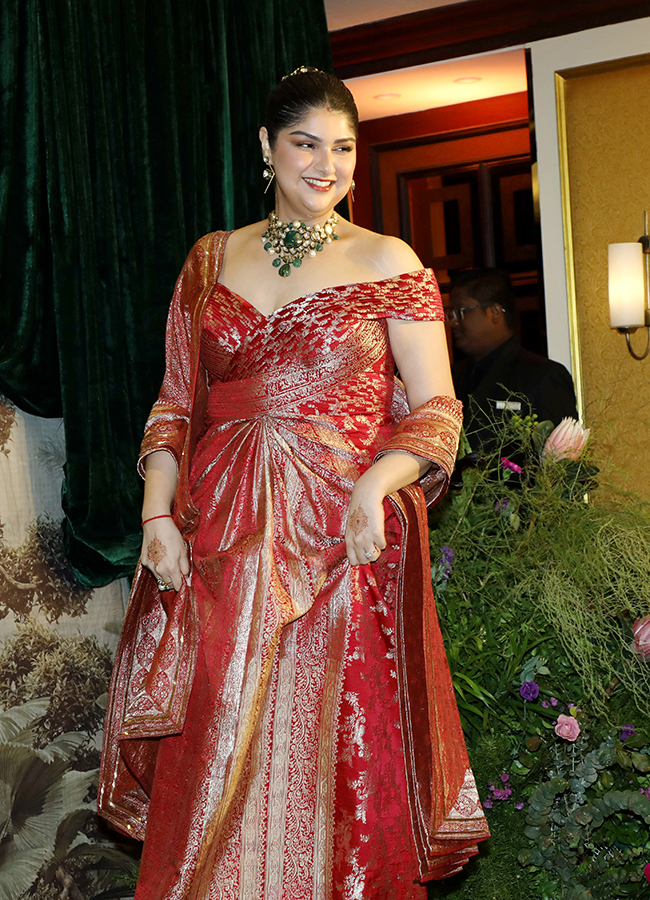Boney Kapoor Daughter Anshula Kapoor Wedding Reception Viral Photos22