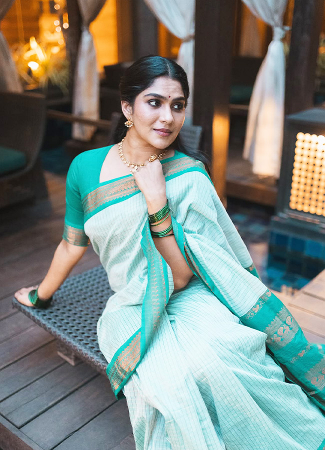 Trending Beauty Swasika Stuns in a Saree Photos14