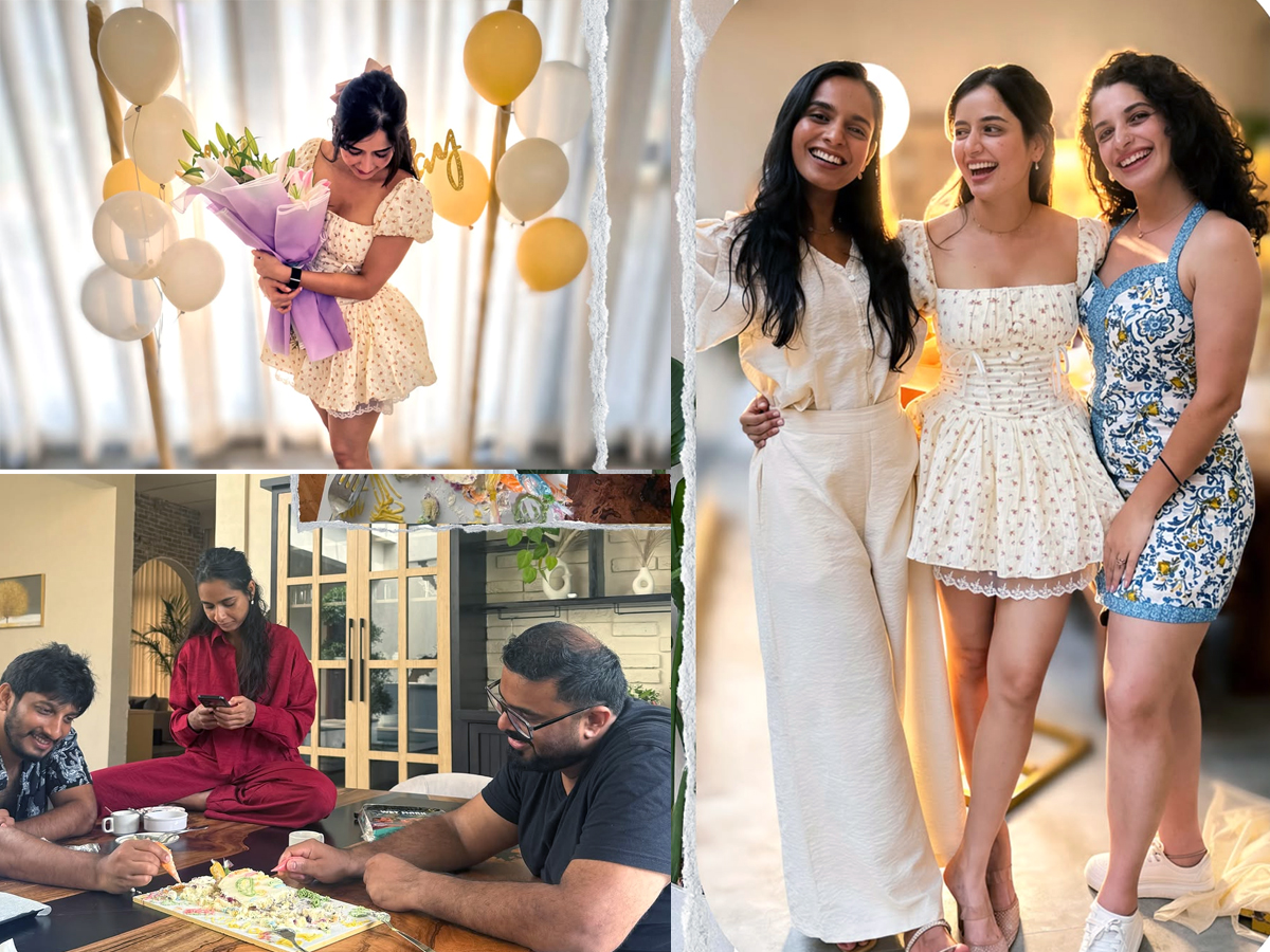 Actress Ashika Ranganath birthday party photos viral1