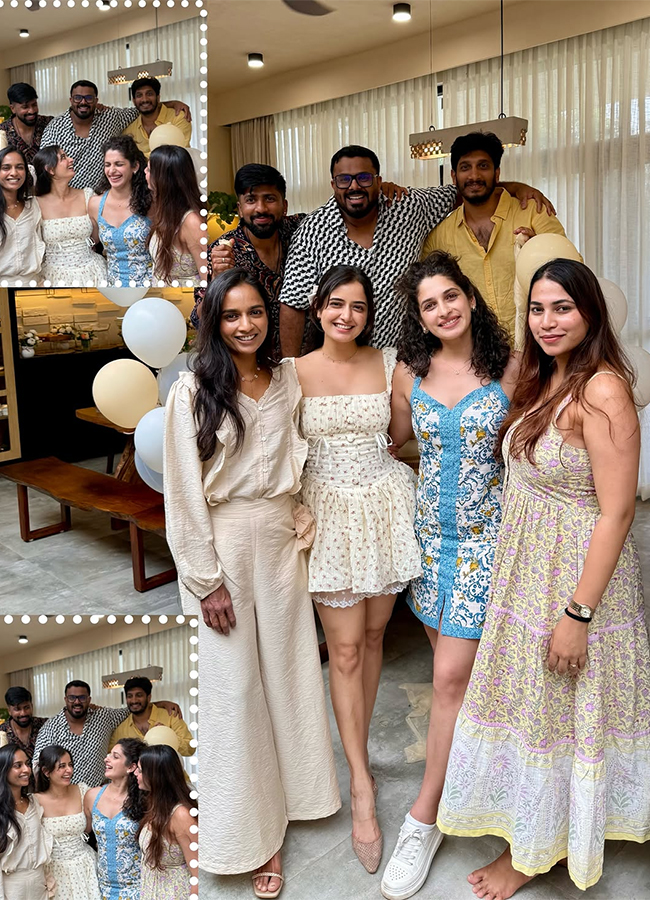 Actress Ashika Ranganath birthday party photos viral13