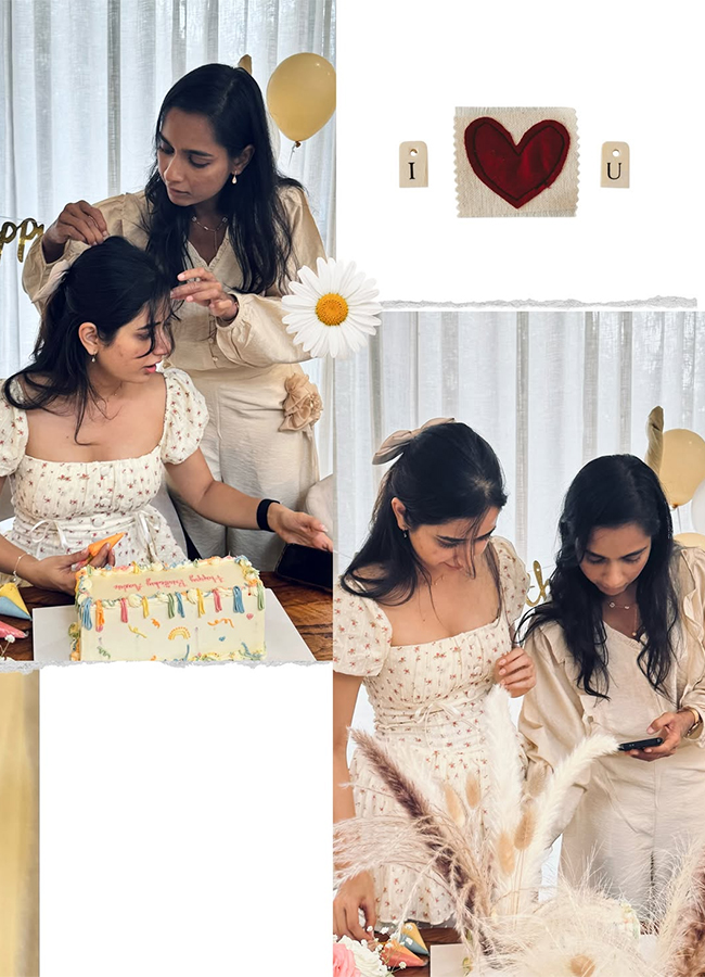 Actress Ashika Ranganath birthday party photos viral5