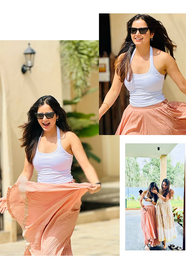 Actress Ashika Ranganath birthday party photos viral6