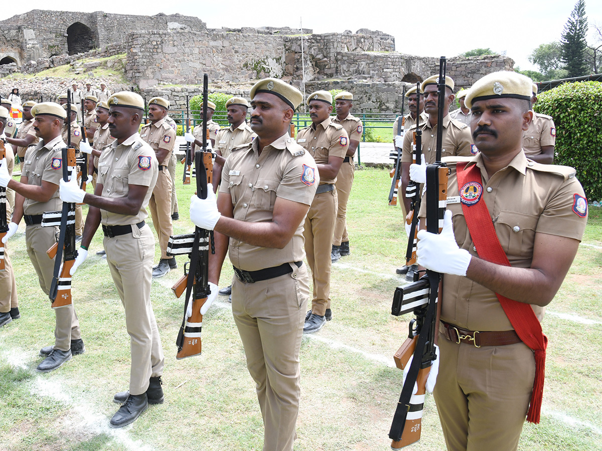 Independence Day parade rehearsals at Golconda Fort11