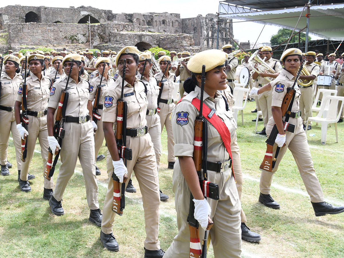 Independence Day parade rehearsals at Golconda Fort12
