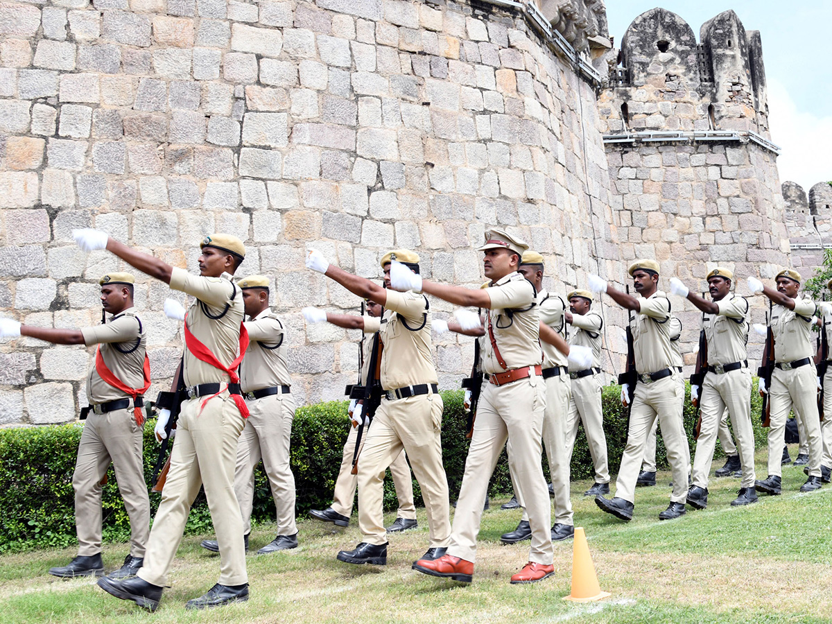 Independence Day parade rehearsals at Golconda Fort15