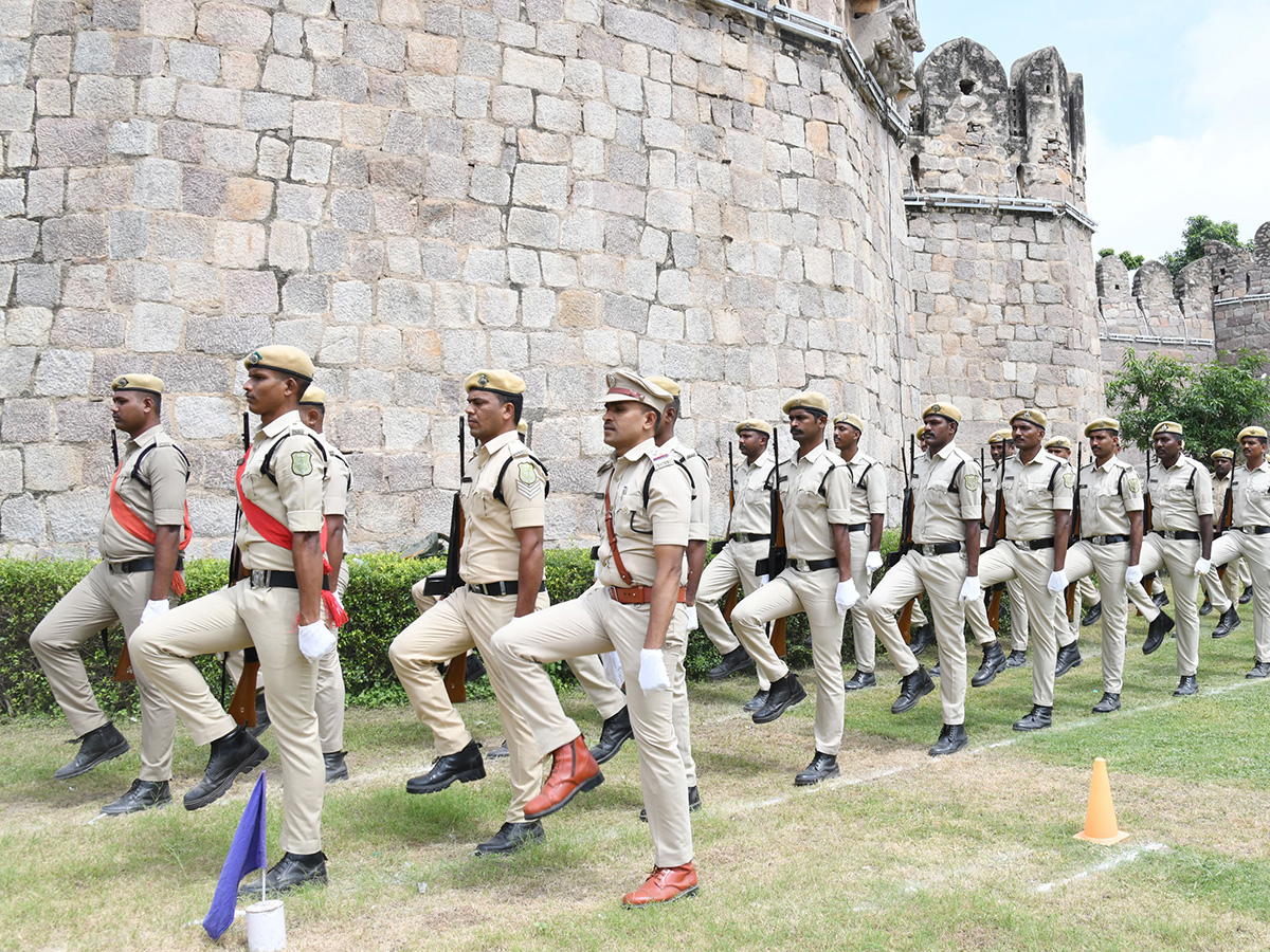 Independence Day parade rehearsals at Golconda Fort16