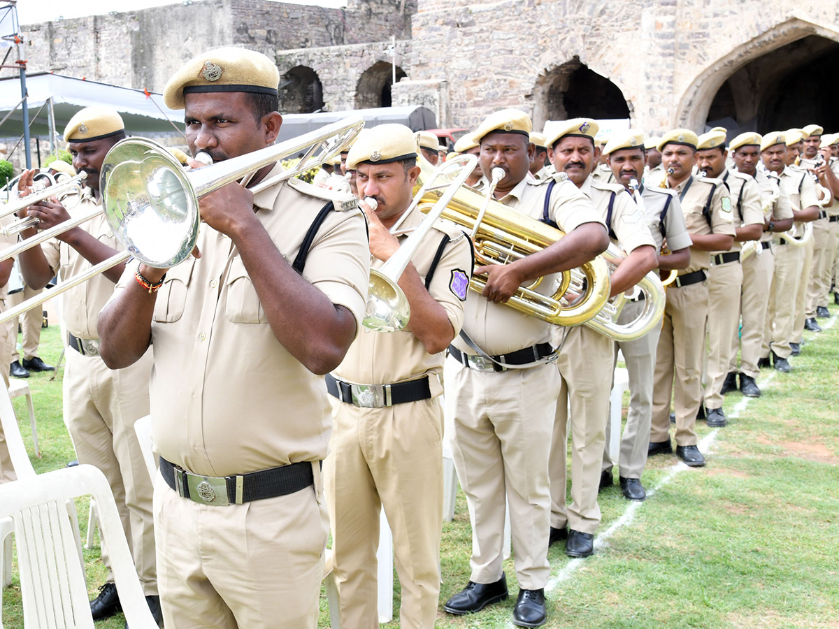 Independence Day parade rehearsals at Golconda Fort2