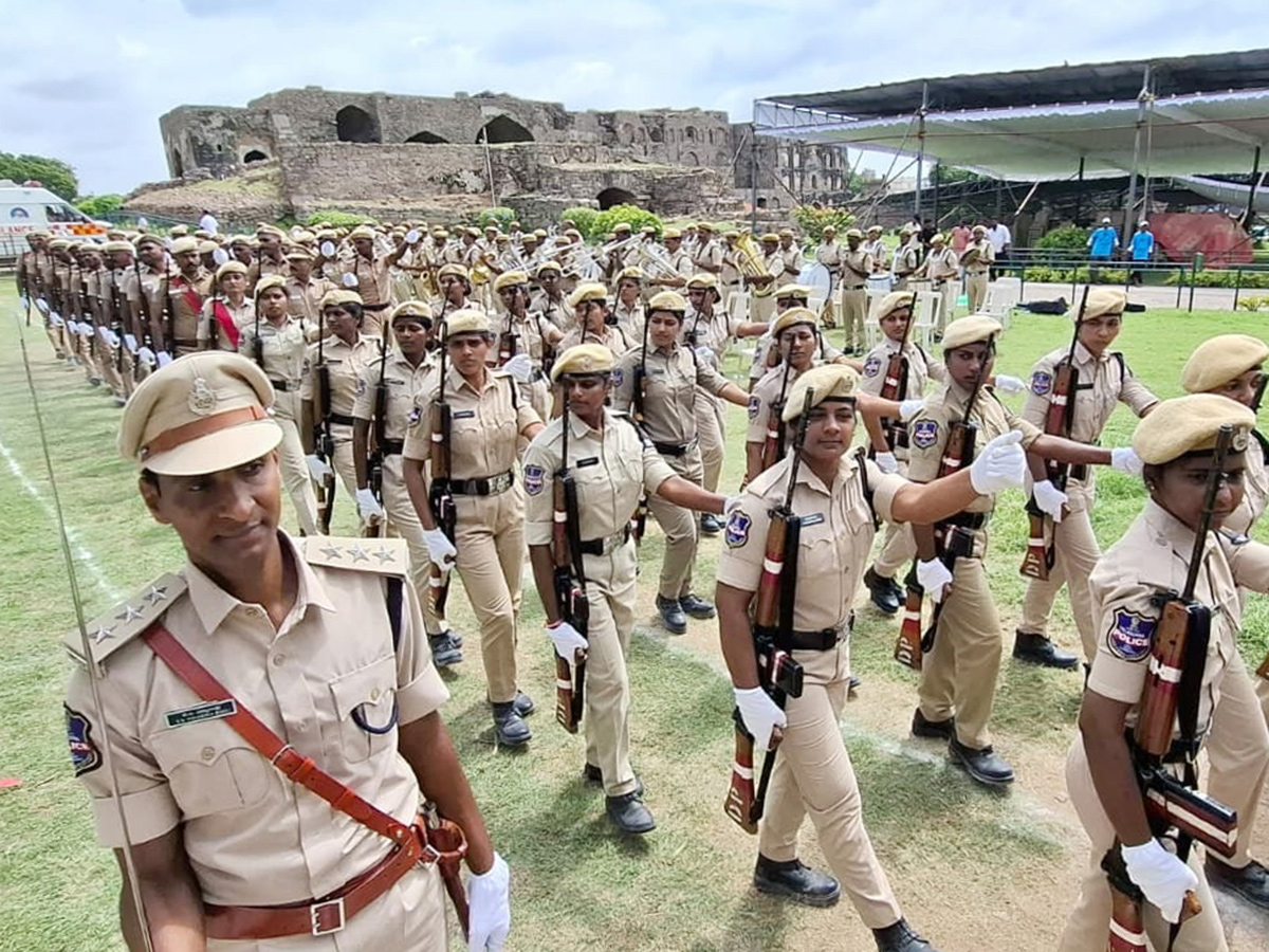 Independence Day parade rehearsals at Golconda Fort6