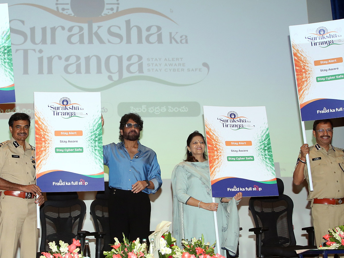 Actor Nagarjuna Participated as Chief Guest in Suraksha Ka Tiranga Cyber awareness Program10
