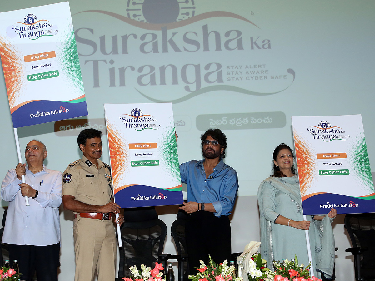 Actor Nagarjuna Participated as Chief Guest in Suraksha Ka Tiranga Cyber awareness Program12