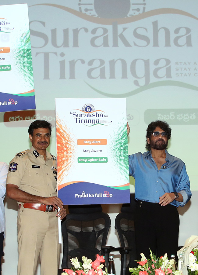 Actor Nagarjuna Participated as Chief Guest in Suraksha Ka Tiranga Cyber awareness Program6