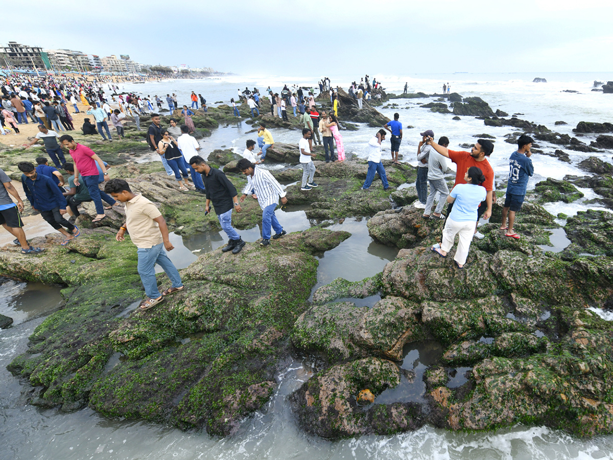 400 meters receding sea in Vizag beach 1