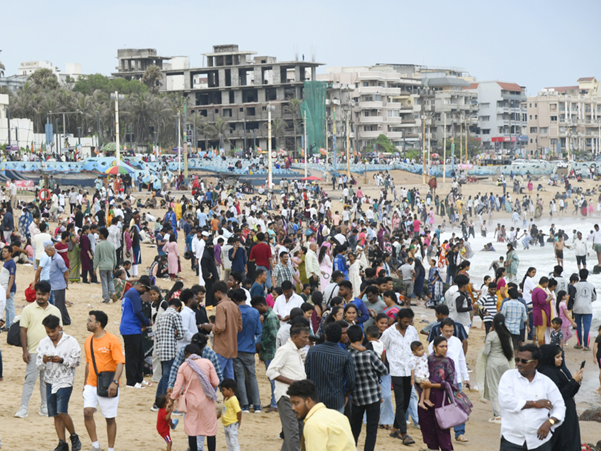 400 meters receding sea in Vizag beach 10