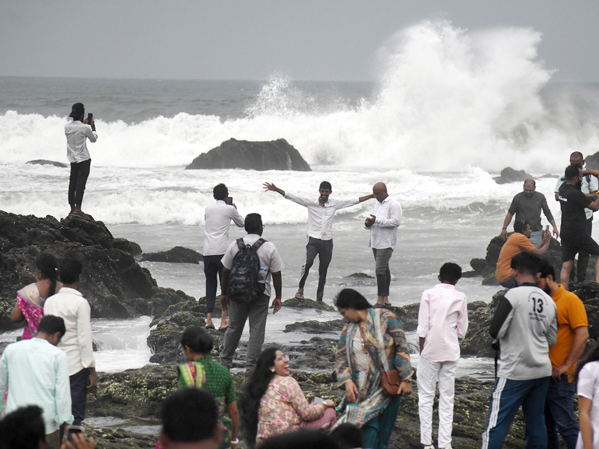 400 meters receding sea in Vizag beach 11
