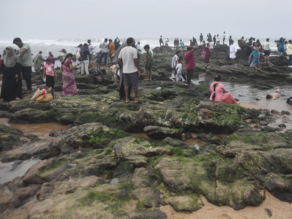 400 meters receding sea in Vizag beach 14