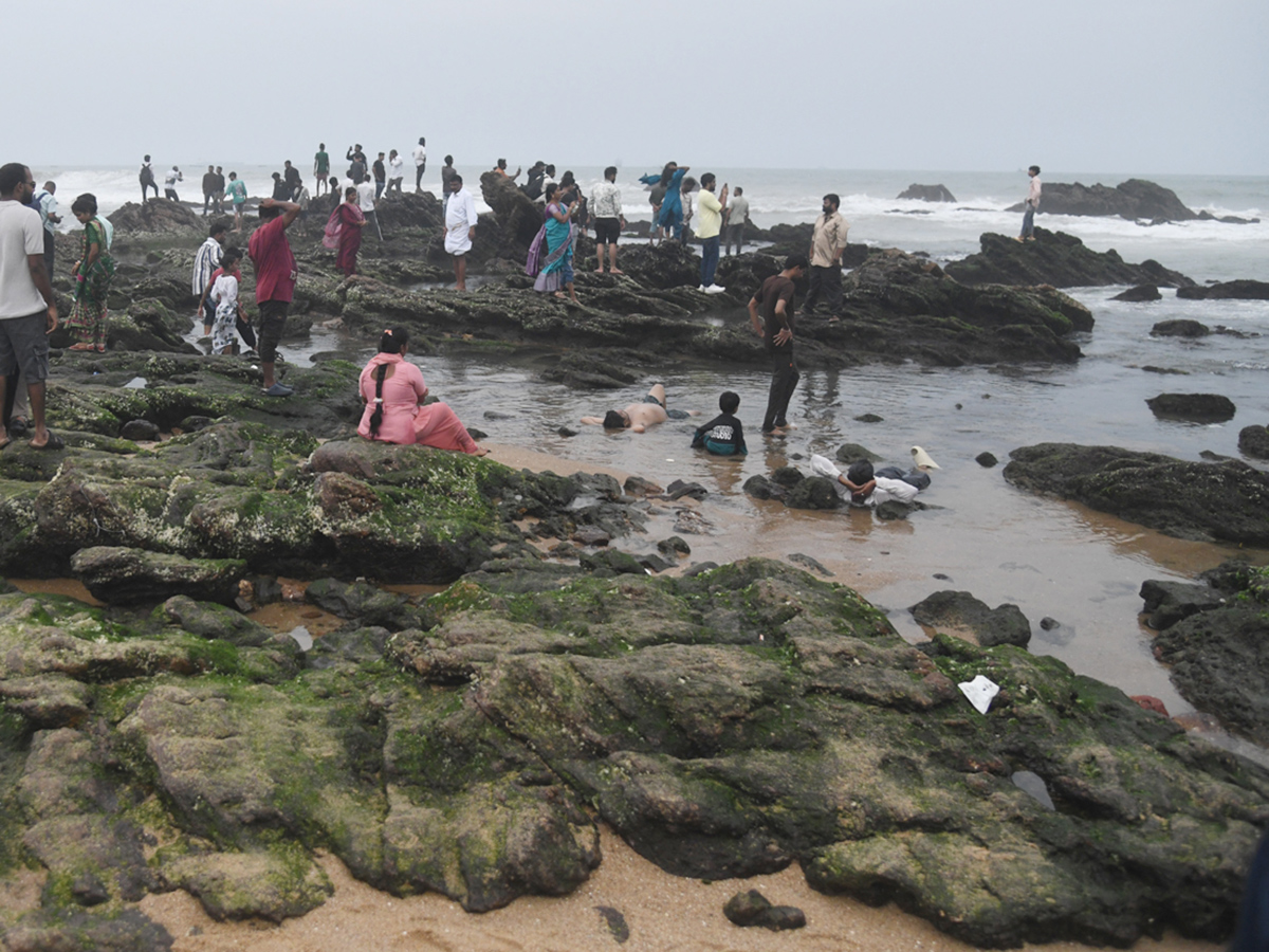 400 meters receding sea in Vizag beach 15