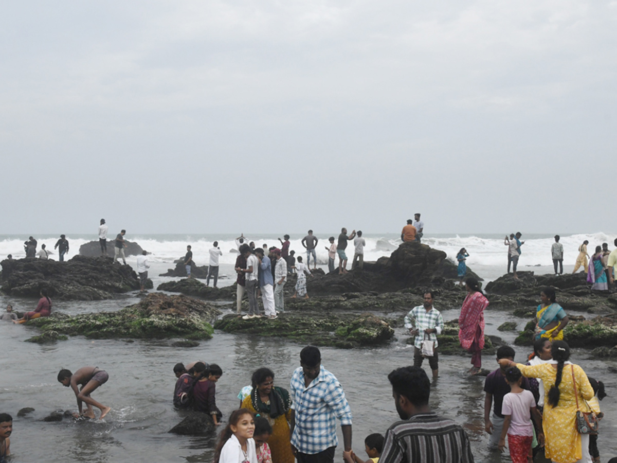 400 meters receding sea in Vizag beach 2