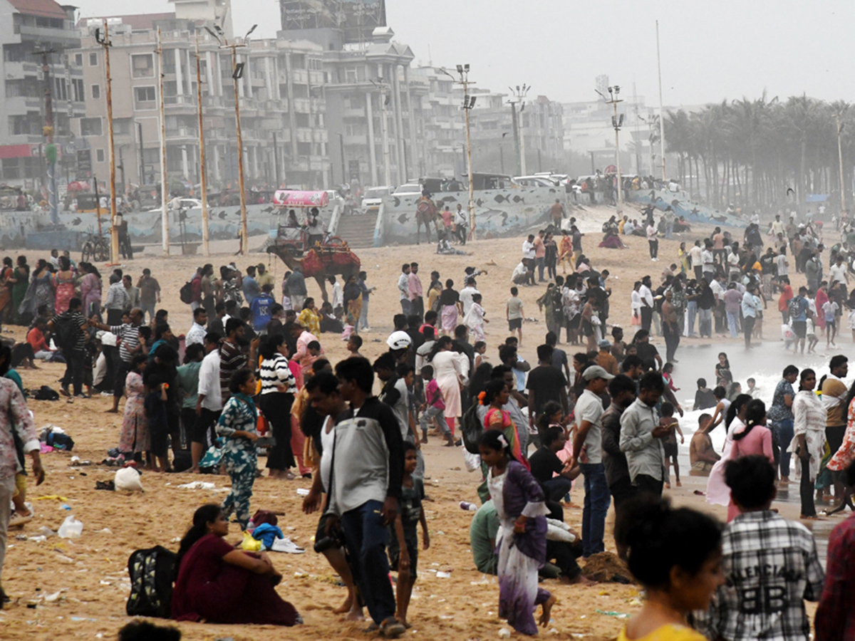 400 meters receding sea in Vizag beach 7