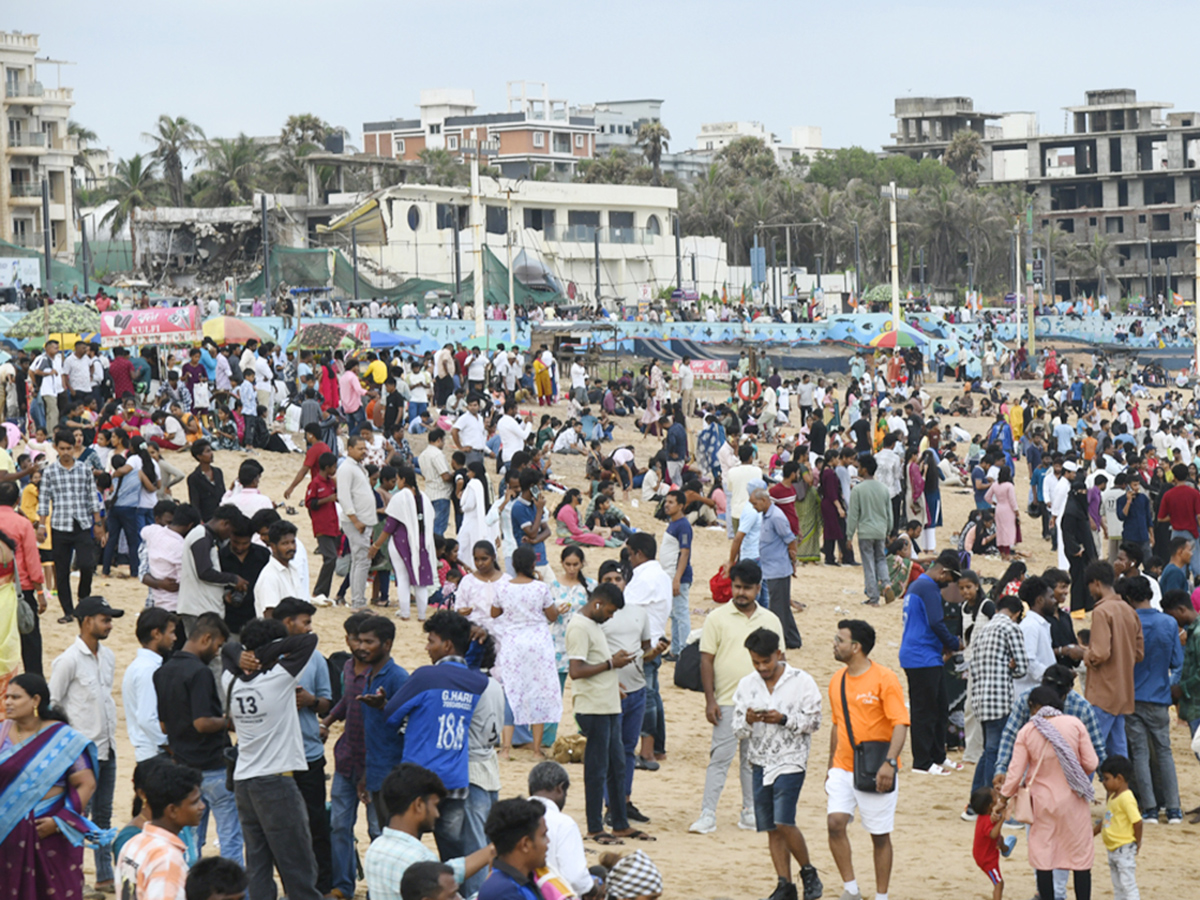 400 meters receding sea in Vizag beach 9