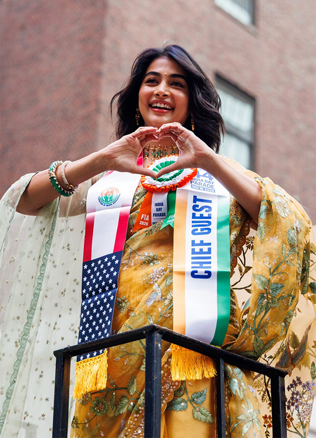 Pooja Hegde attends the India Day Parade 2026 in New York14