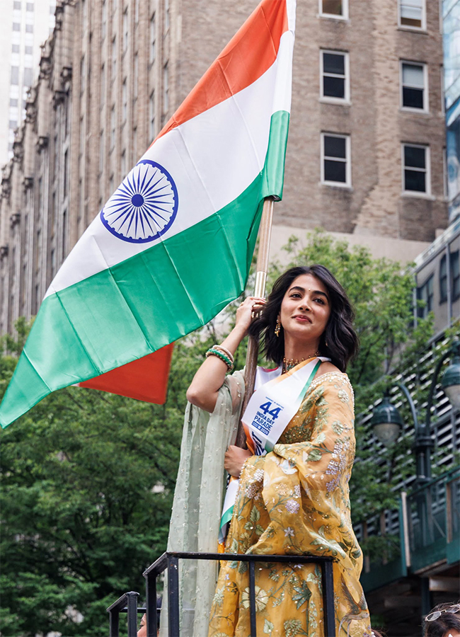 Pooja Hegde attends the India Day Parade 2026 in New York13