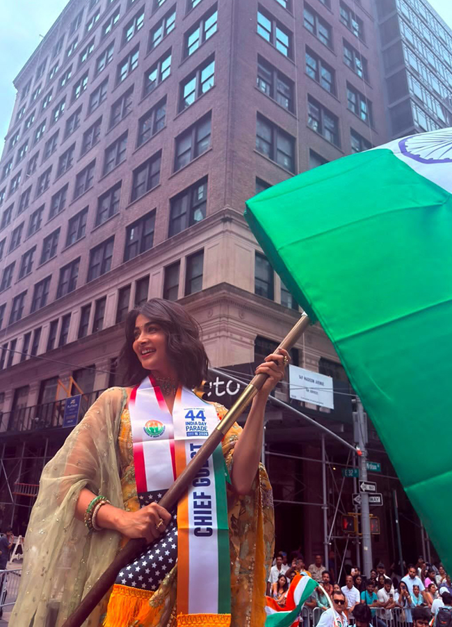 Pooja Hegde attends the India Day Parade 2026 in New York8