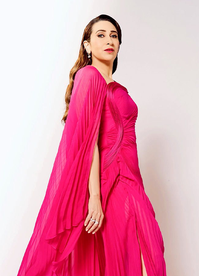 Karishma Gulabi Vibes Look in a Pink Modern Gown Photos4