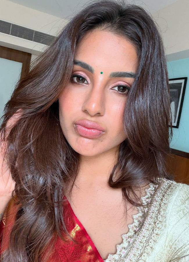 Samyuktha Looks Stunning in a Saree Photos11